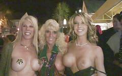 A bunch of outdoor party girls take their tops off and get naughty - movie 12 - 3