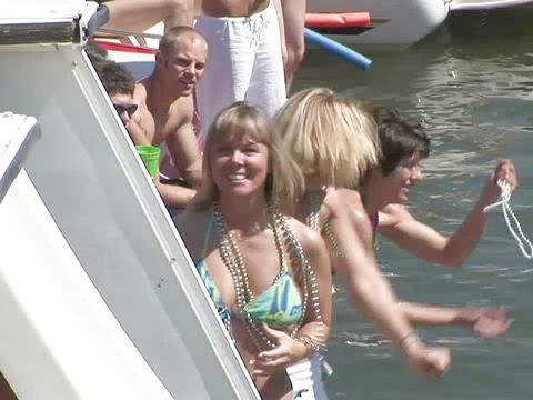 Sexy Teen Amateurs Flash Big Tits To The Camera To Get Some Attention