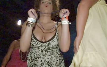 Download Kelly and her friend are night club flashers