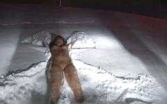 Stacey makes a snow angel for the thrill - movie 6 - 5