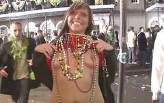 Beads! Beads! Beads! These hotties show off their tits, and more, for them! - movie 2 - 7