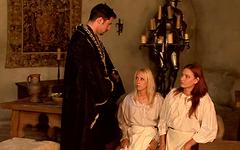 Carla Cox and Jasmina have a hot threesome with a big dicked knight - movie 3 - 2