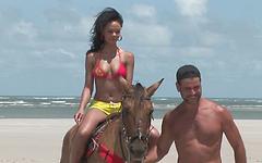 Regarde maintenant - Druuna diva takes dick on the sandy beach