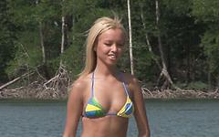 Barbie Banks is a beach babe in Brazil join background
