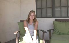 Staci is the kind of girl who loves to flash her sexy body outdoors for all - movie 3 - 2