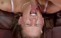 Eve Laurence Gets Her Big Boobs Flopping As She Takes A Hard Face Fucking - movie 8 - 6