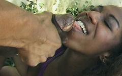Torri Flames swallows a big black dick with her black mouth - movie 4 - 6