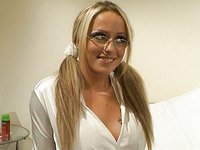 Watch Now - Sasha rose doesn't remove her spectacles during sex