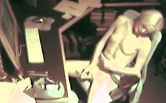 Sarah gets caught being sexual on the security cam - movie 10 - 2