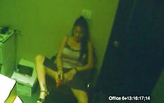 Watch Now - Lassie gets caught being sexual on the security cam