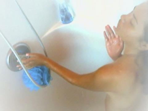 Tabitha Gets Caught On The Security Cam