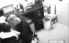 Ingrid gets caught on the security cam - movie 3 - 3