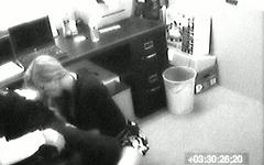 Ingrid gets caught on the security cam - movie 3 - 4