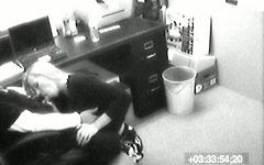 Ingrid gets caught on the security cam - movie 3 - 5