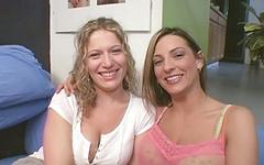 Calie Marie and Jessica do their first lesbian scene - movie 1 - 2