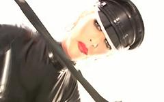 Watch Now - Mistress alexandra puts her slave in a cage and wears a cape