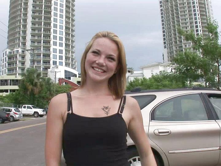 Charlie Strips In An Urban Setting