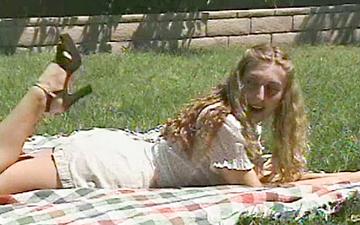 Download A picnic becomes a wild fuck session and creampie for sexy amateur couple