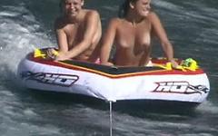 Renee Perez goes tubing and falls - movie 11 - 3
