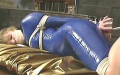 Dani Close is bound and wearing rubber - movie 7 - 4