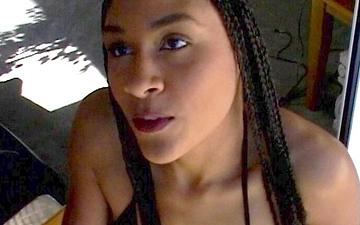 Download Allayah takes cock in her 18 year old ebony pussy