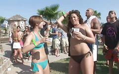 Party girls get wild and naked in public at outdoor party - movie 4 - 3