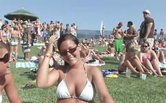 Party girls get wild and naked in public at outdoor party - movie 4 - 6