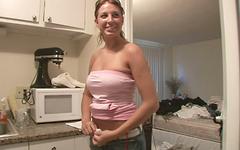Amateur exhibitionist shows off her naked body in her apartment - movie 8 - 3
