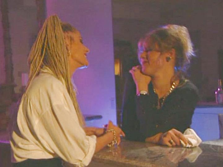 Blonde MILF Lesbians With Big Boobs Caressa Savage And Sally Layd Get It On