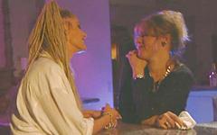 Blonde MILF lesbians with big boobs Caressa Savage and Sally Layd get it on - movie 3 - 2