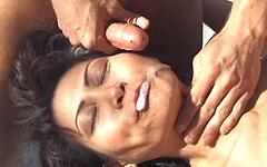 Hot whore gets jizz on her face after hardcore fuck - movie 8 - 7