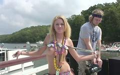 On The Docks After The Naked Boating Day Trip With Some Gorgeous Babes - movie 4 - 6
