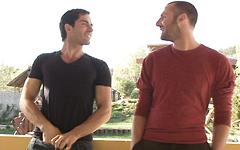 Scruffy European jock Tim Kruger makes out with Michael Lucas in interview - movie 9 - 4