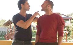 Scruffy European jock Tim Kruger makes out with Michael Lucas in interview - movie 9 - 6
