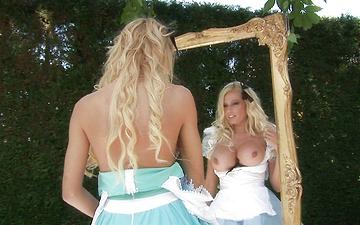 Download Mirror mirror blonde girl twins fuck each other to eternity