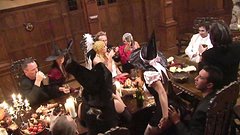 Gang bang banquet leaves Sativa Rose, Candy Manson and friends full of cum - movie 5 - 2