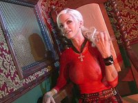 Watch Now - Delta white has her pussy worked over in the red room