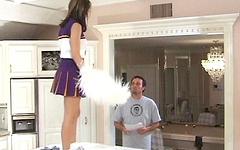 Watch Now - Kurious gets her cheerleader pussy fucked