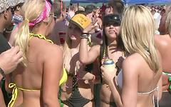 Spring break party girls flash their tits in public - movie 2 - 6
