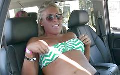 College coed party girls show off their wares in public flashing their tits - movie 3 - 5