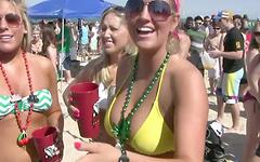 College party girls flash their tits in public during spring break - movie 4 - 4