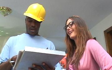 Download Venus fucks the black repair man who comes to her house