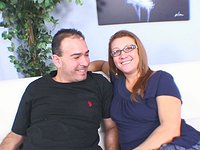 Mature red head slut with glasses takes on her boyfriends thick dong - movie 4 - 2