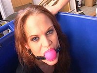 Watch Now - Brijaye love fucked with sexy ball gag in her mouth