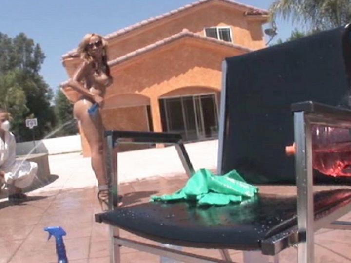 Blonde Honey Melrose Foxx Rides Anally on Hard Greasy Fleshpole