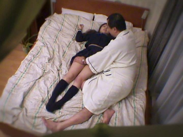 Pretty Japanese girl Haruka caught on hidden voyeur camera in love hotel bang pic pic