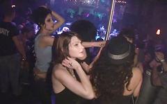 Amateur party girl Chloe flashes her tits and grinds on chicks in nightclub - movie 2 - 3