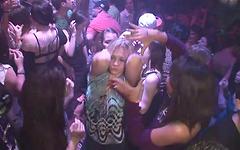 Pretty amateur party girls softcore grind on each other on a dance floor - movie 4 - 3