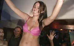 Amateur college coeds flash their assets while partying at a nightclub - movie 2 - 7