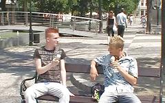 Jetzt beobachten - Nineteen-year old brit jocks suck cock in public and fuck ass at home